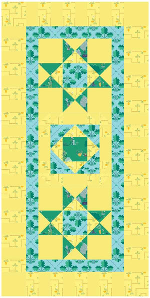 BL292 Orange you Glad Quilt KIT SMALL Norahs Garden