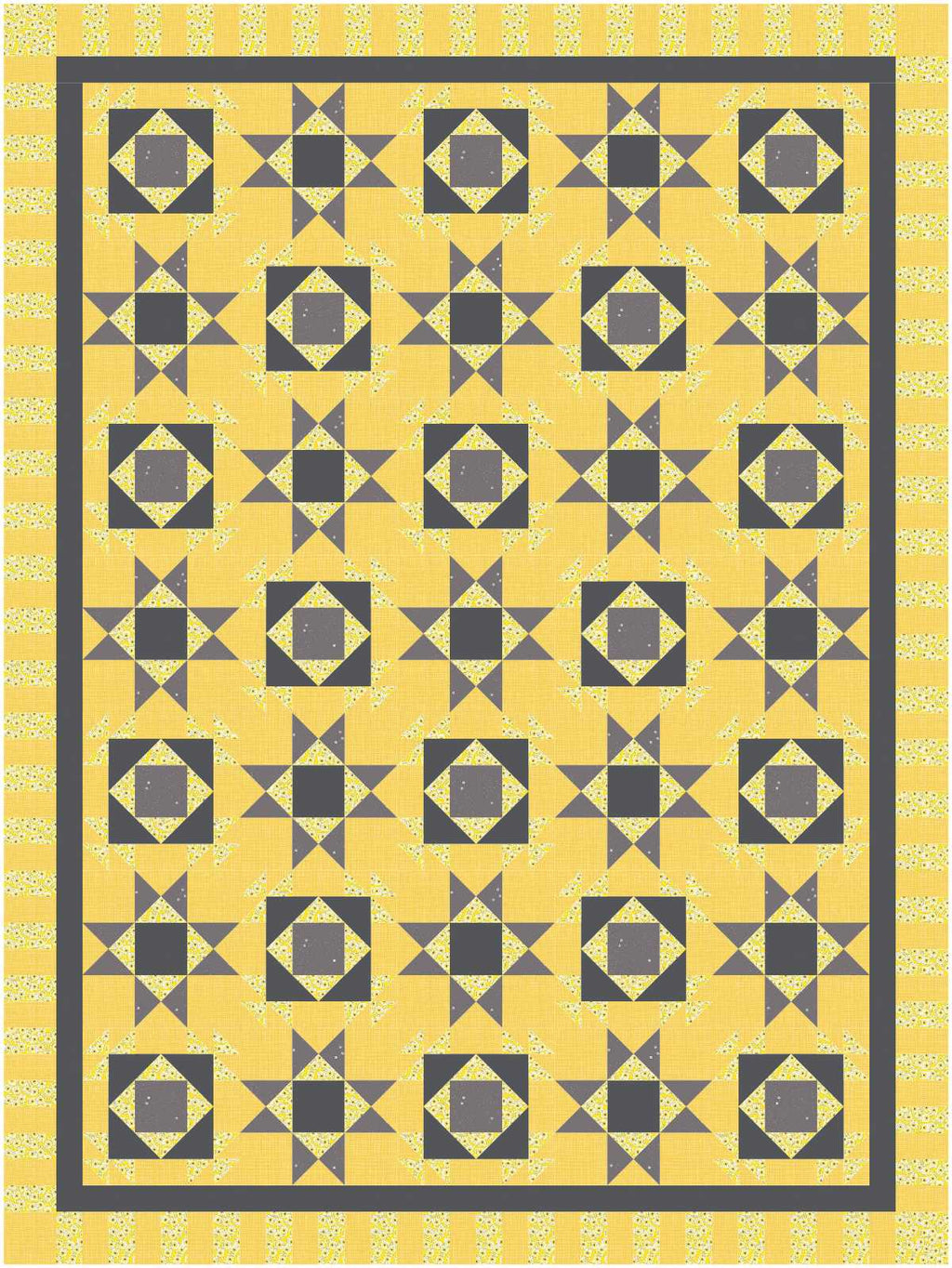 BL292 Orange you Glad Quilt KIT LARGE sunflower