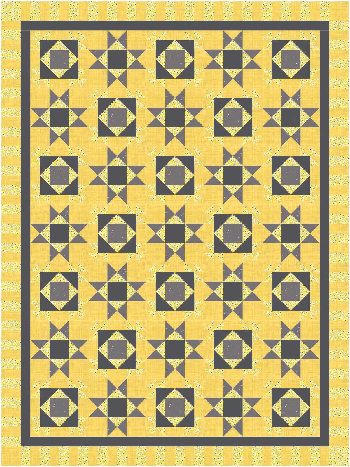 BL292 Orange you Glad Quilt KIT LARGE sunflower