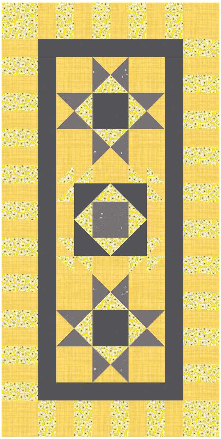 BL292 Orange you Glad Quilt KIT SMALL Sunflower