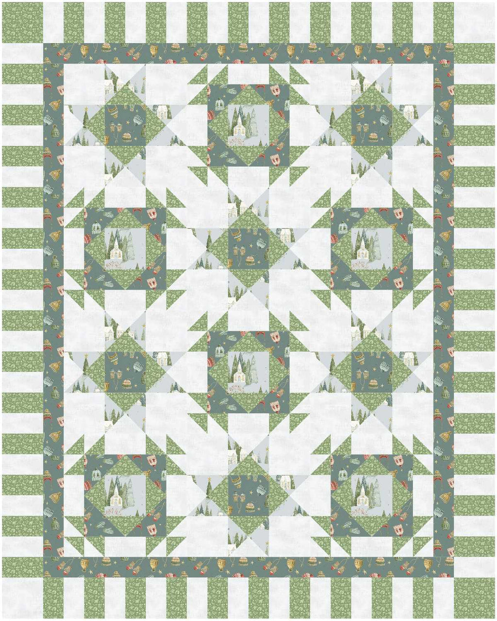 BL292 Orange you Glad Quilt KIT MEDIUM
