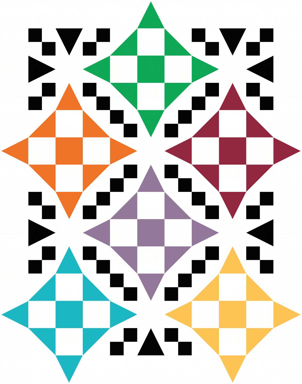 BL228 Ornamental Quilt Fabric KIT