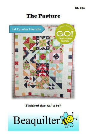 BL236 The Pasture Sampler Quilt pattern FQ Accuquilt friendly