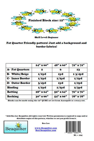 BL124 Patriotic stars quilt pattern Accuquilt and FQ friendly EASY in 3 sizes! rotary cutting instructions included QOV