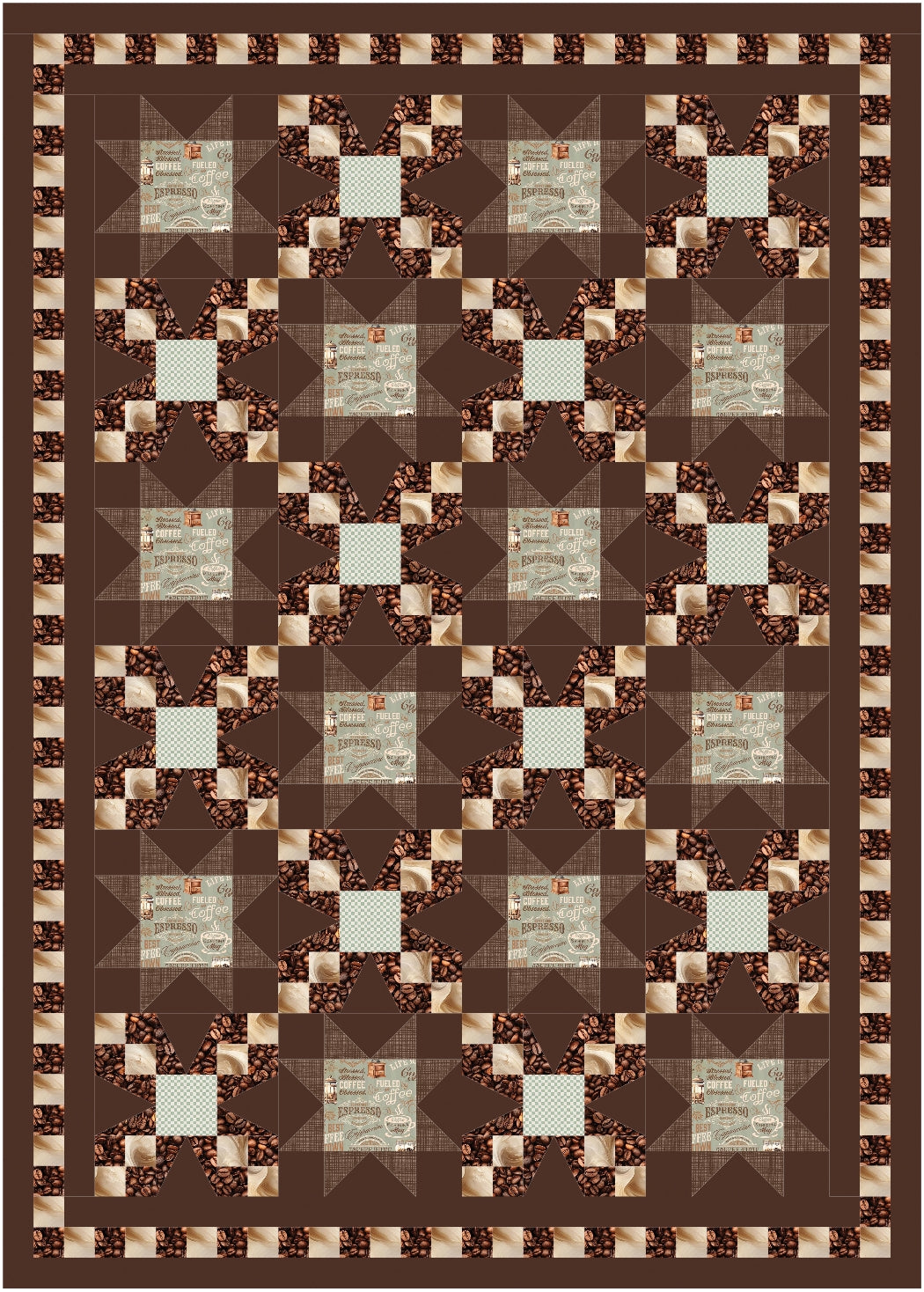 BL238 Picnic Quilt Kit 3 sizes