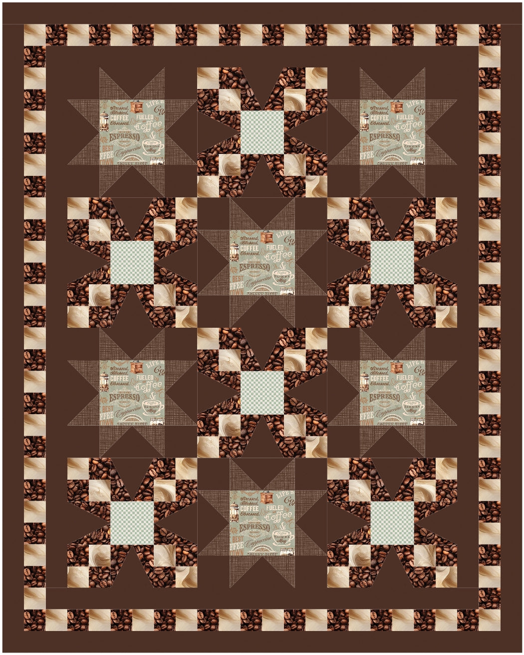 BL238 Picnic Quilt Kit 3 sizes