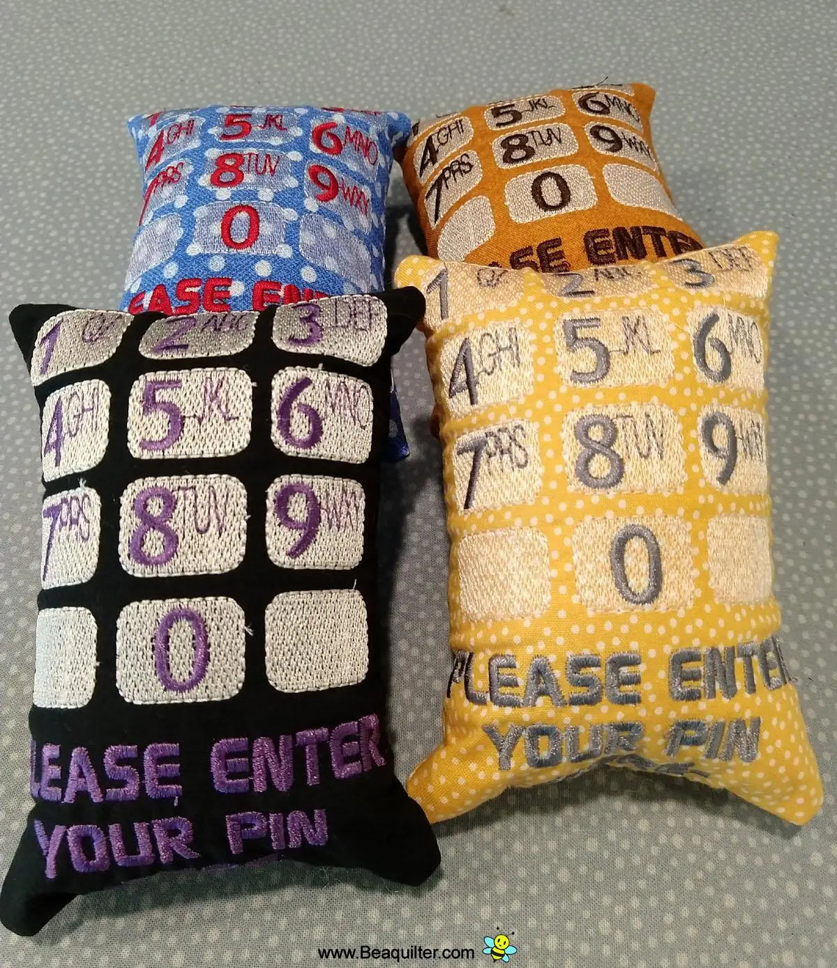 "Enter your pin" pincushion (Any color)