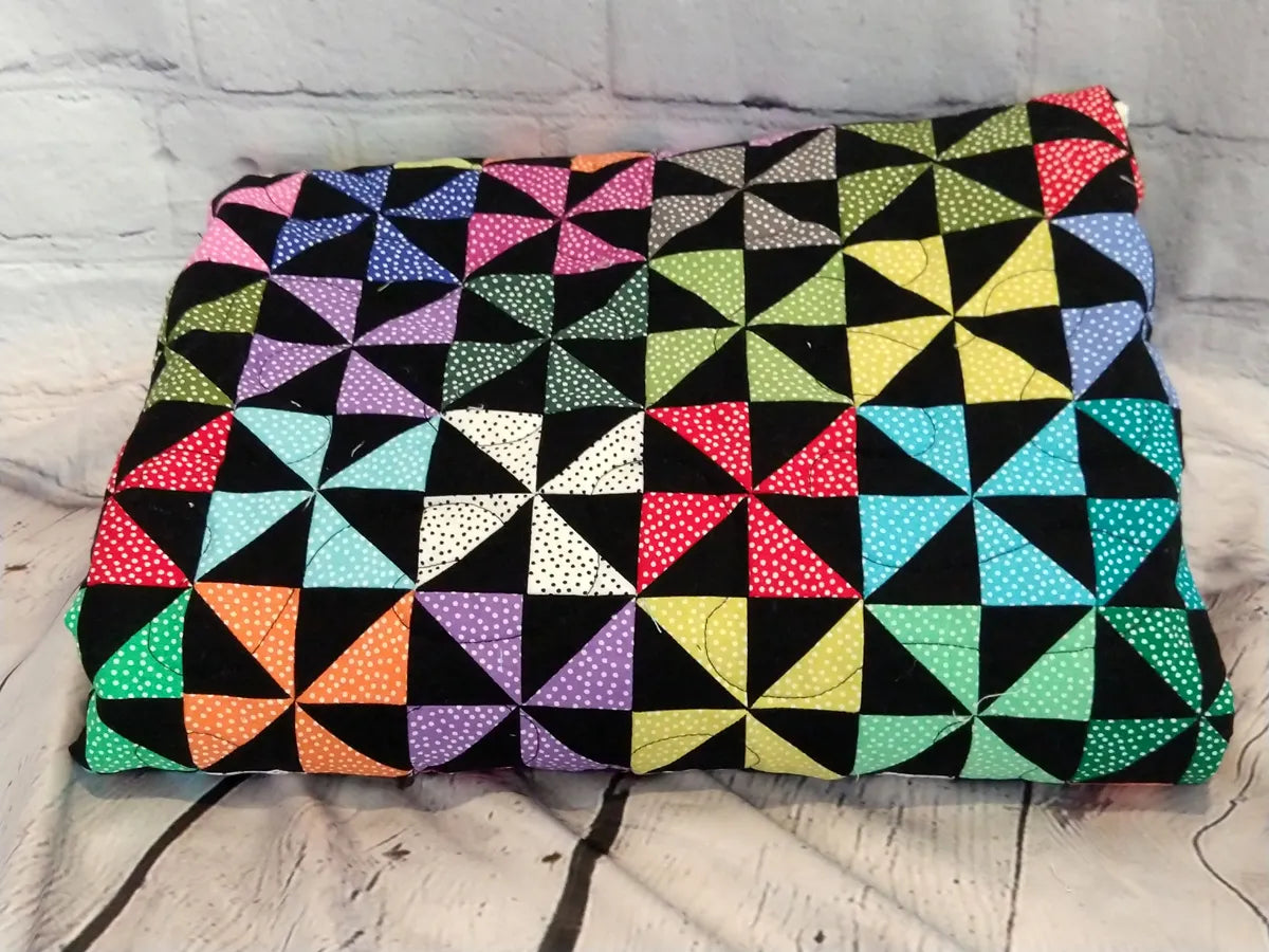 BL145 Pinwheel Pop Quilt Pattern from Jelly Rolls!