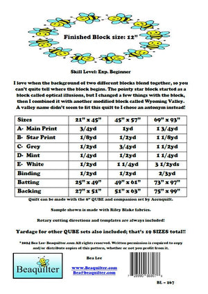 BL267 Pinnacle Quilt pattern 3 sizes