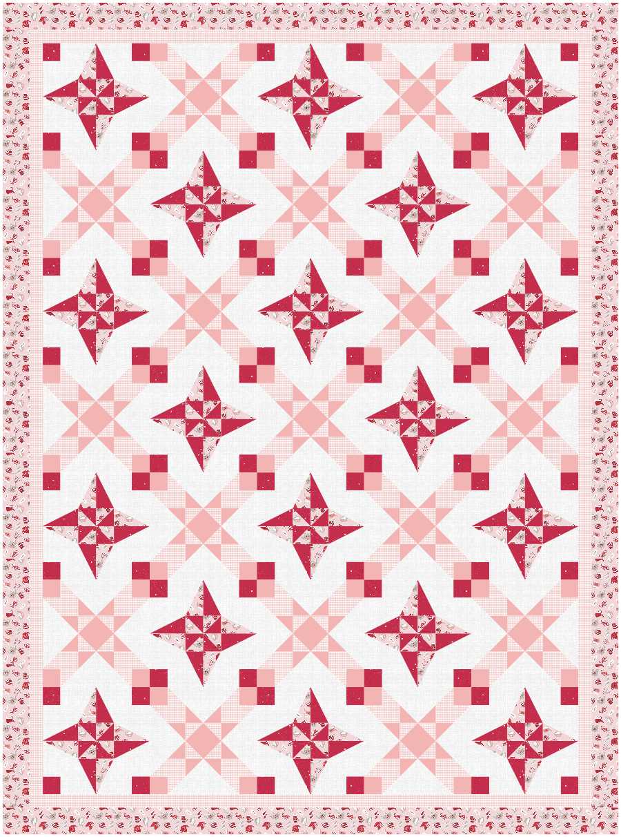 BL267 Pinnacle Quilt fabric KIT 3 sizes