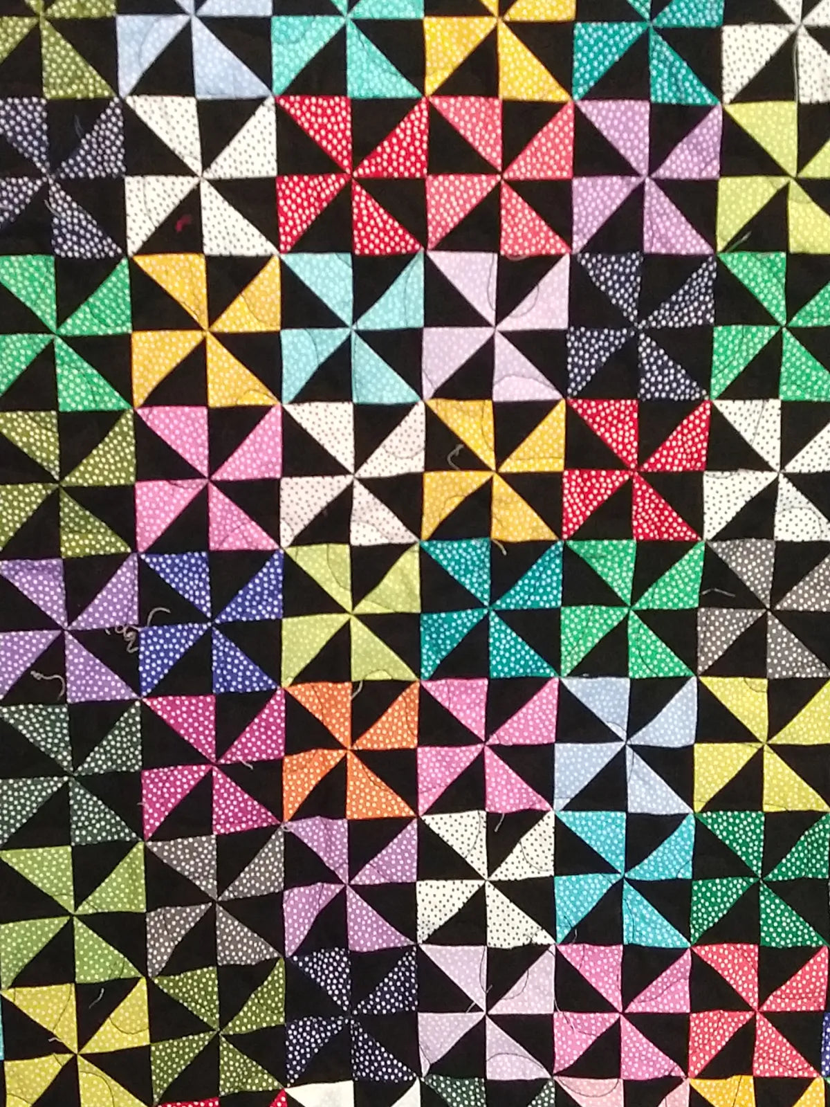 BL145 Pinwheel Pop Quilt Pattern from Jelly Rolls!