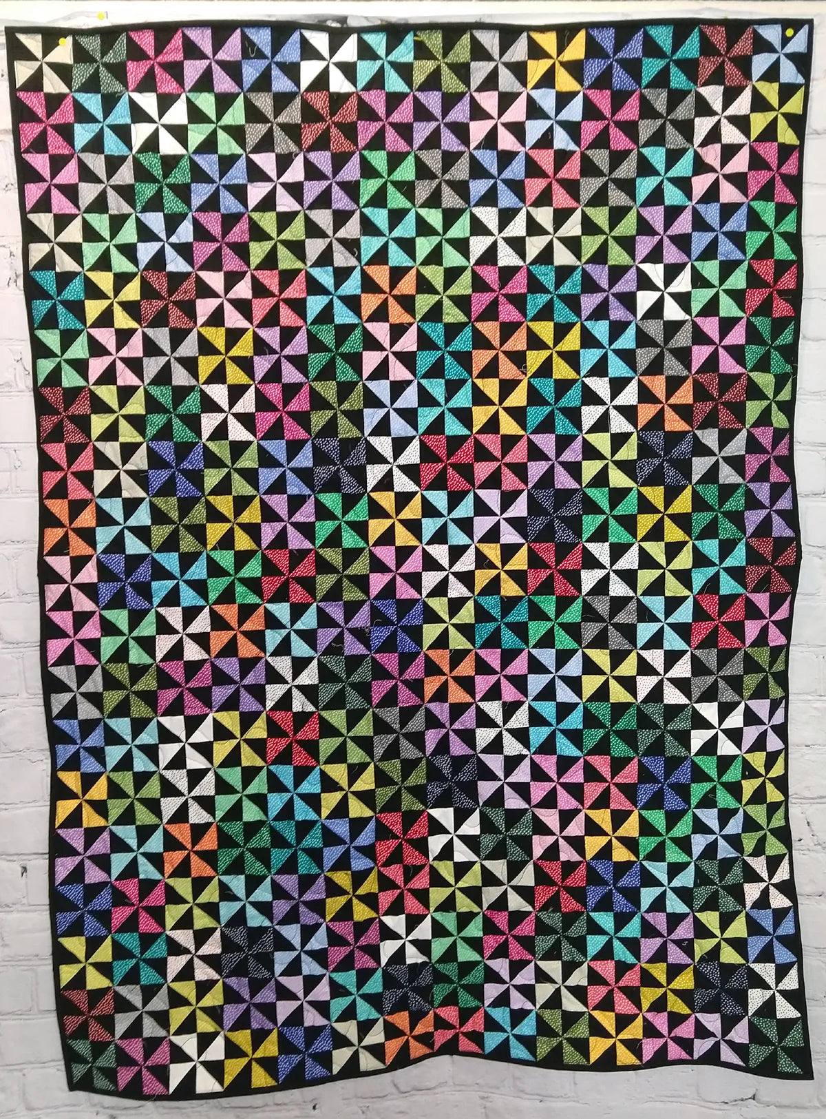 BL145 Pinwheel Pop Quilt Pattern from Jelly Rolls!