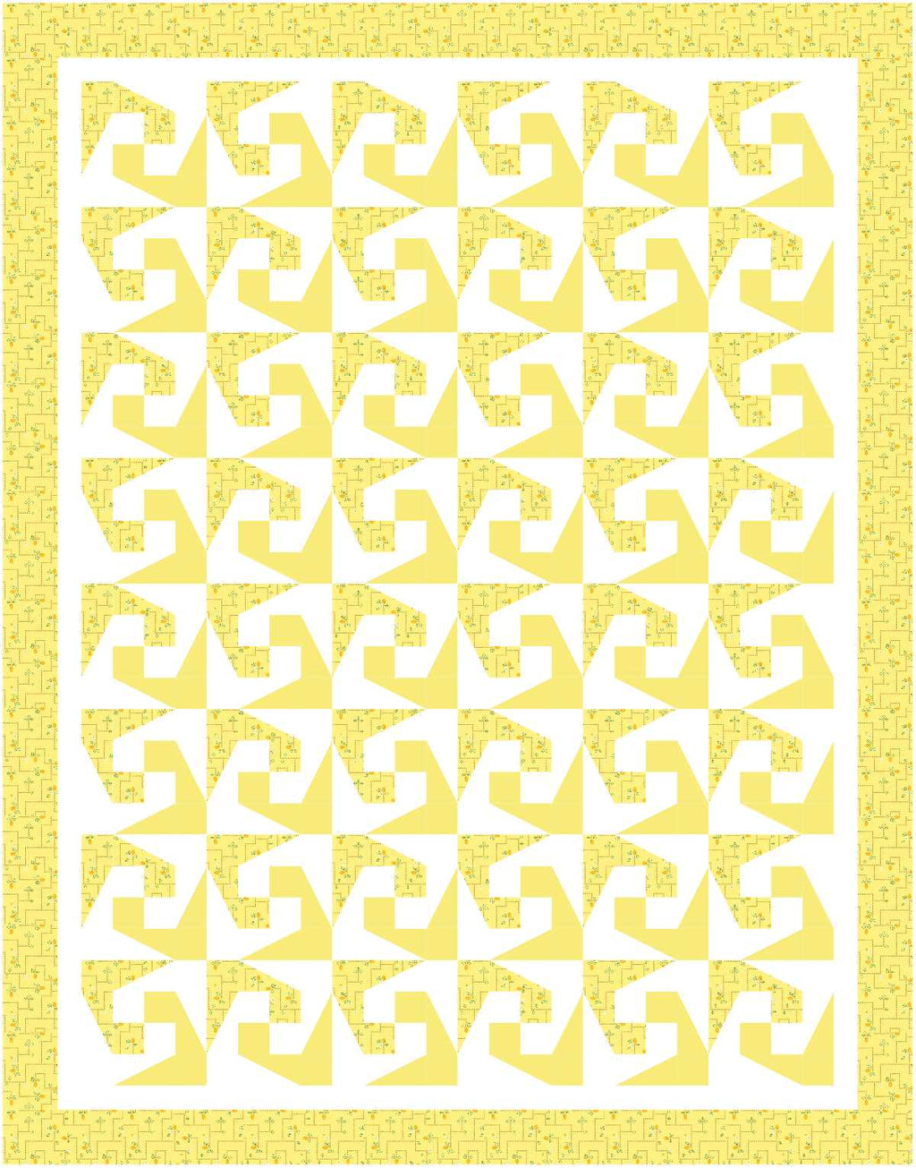 BL232 Plagues Quilt Kit L Norahs Garden