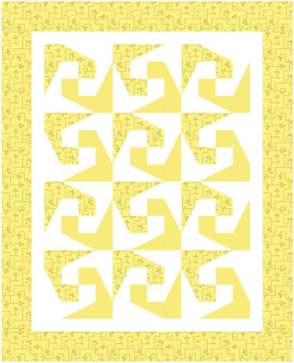 BL232 Plagues Baby Quilt Kit M Norahs Garden