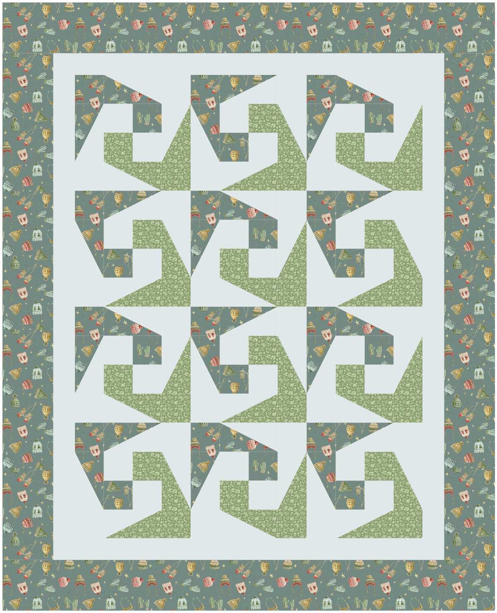 BL232 Plagues Quilt Kit med