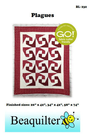 BL232 Plagues Quilt pattern Accuquilt friendly possible 21 sizes