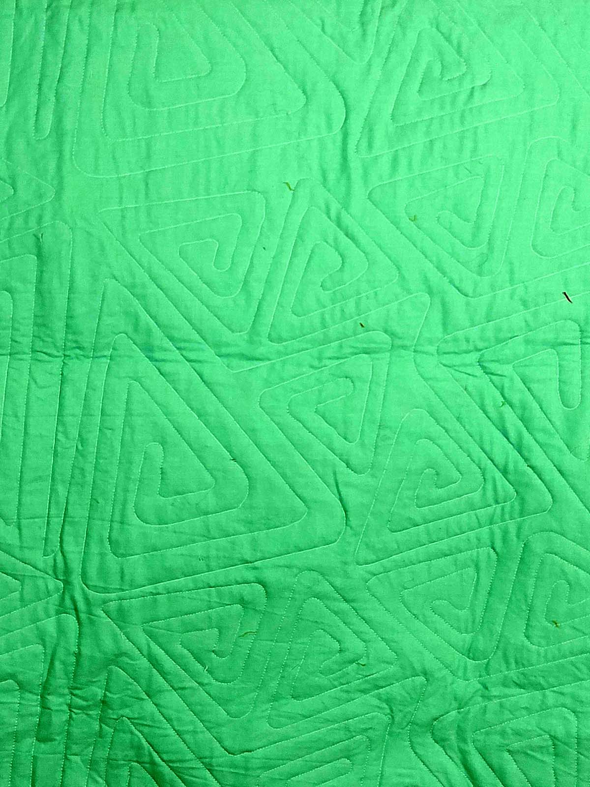Turquoise and Yellow Modern Starry Path baby lap quilt