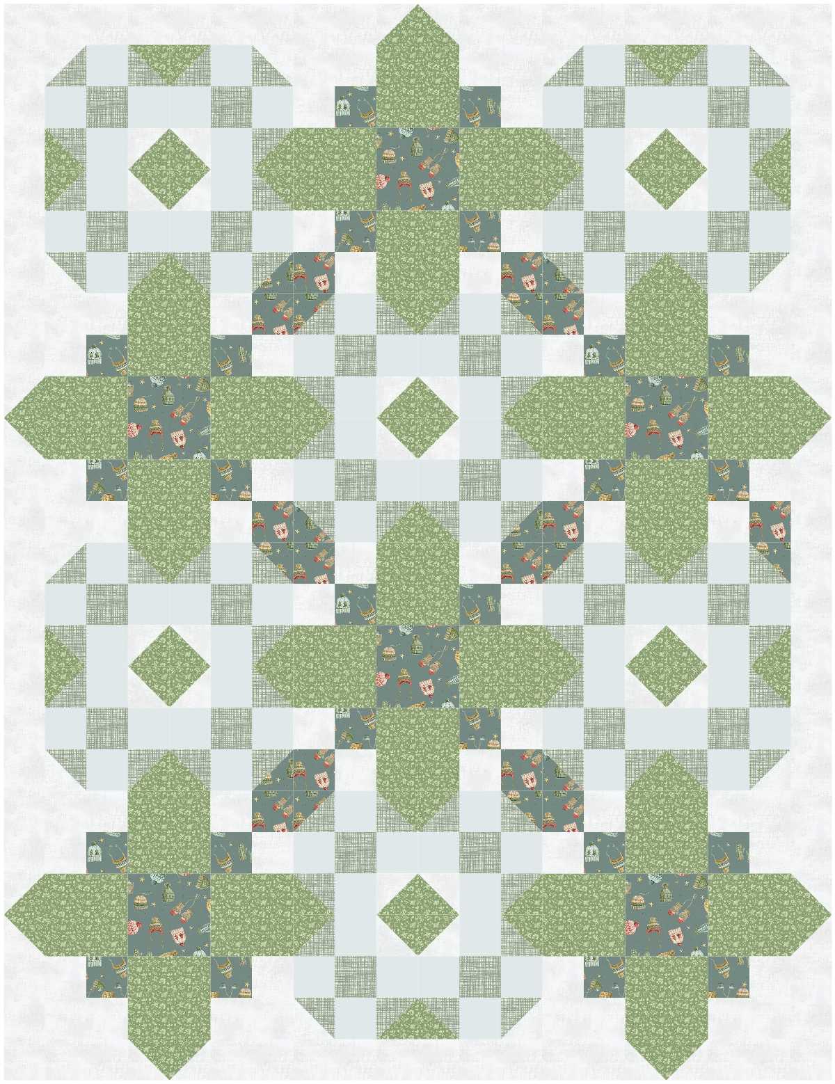 BL182 Popsicle Quilt Kit