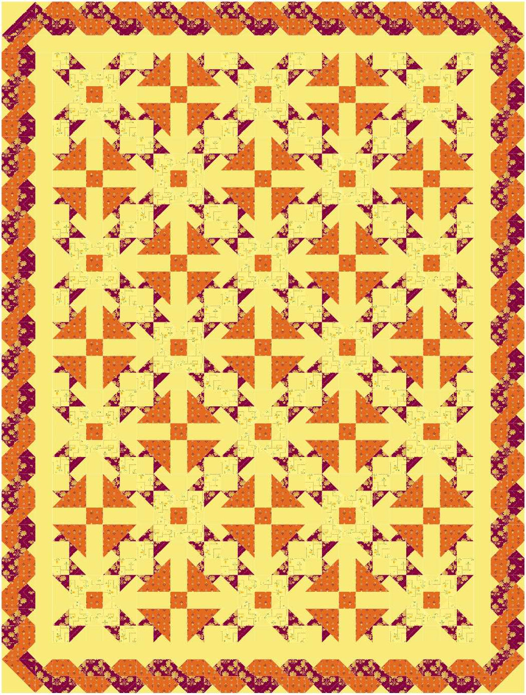 BL271 Providence Quilt fabric KIT LARGE Norahs garden