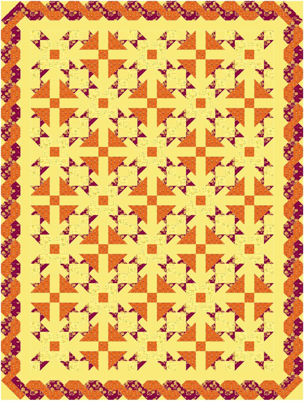 BL271 Providence Quilt fabric KIT LARGE Norahs garden