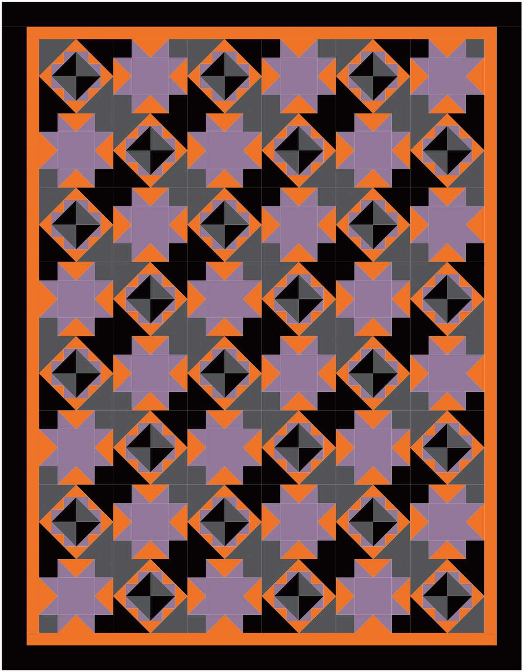 BL231 Pumpkin Vines Quilt Kit LARGE