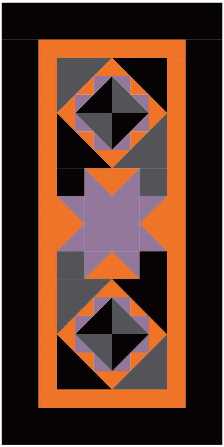 BL231 Pumpkin Vines Quilt Kit SMALL