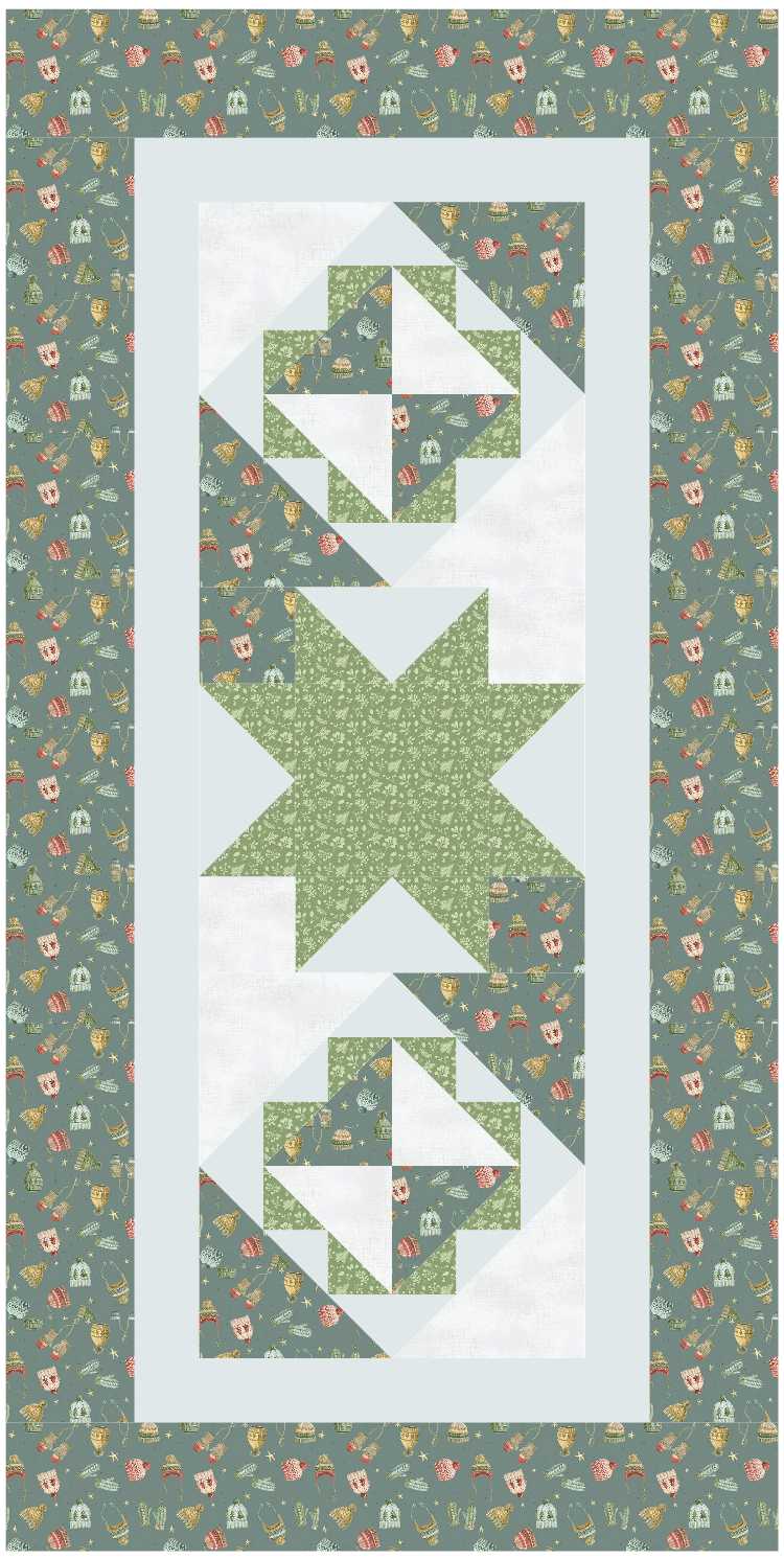 BL231 Pumpkin Vines Quilt Kit SMALL