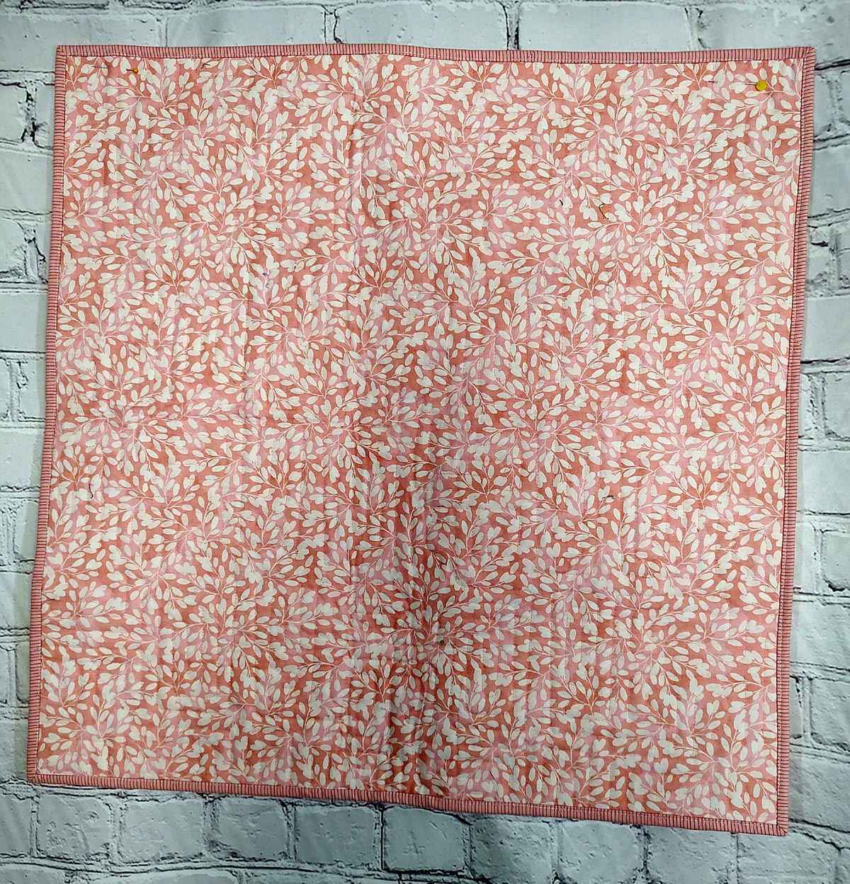 Chicken Reflections Modern baby wall hanging table topper quilt
