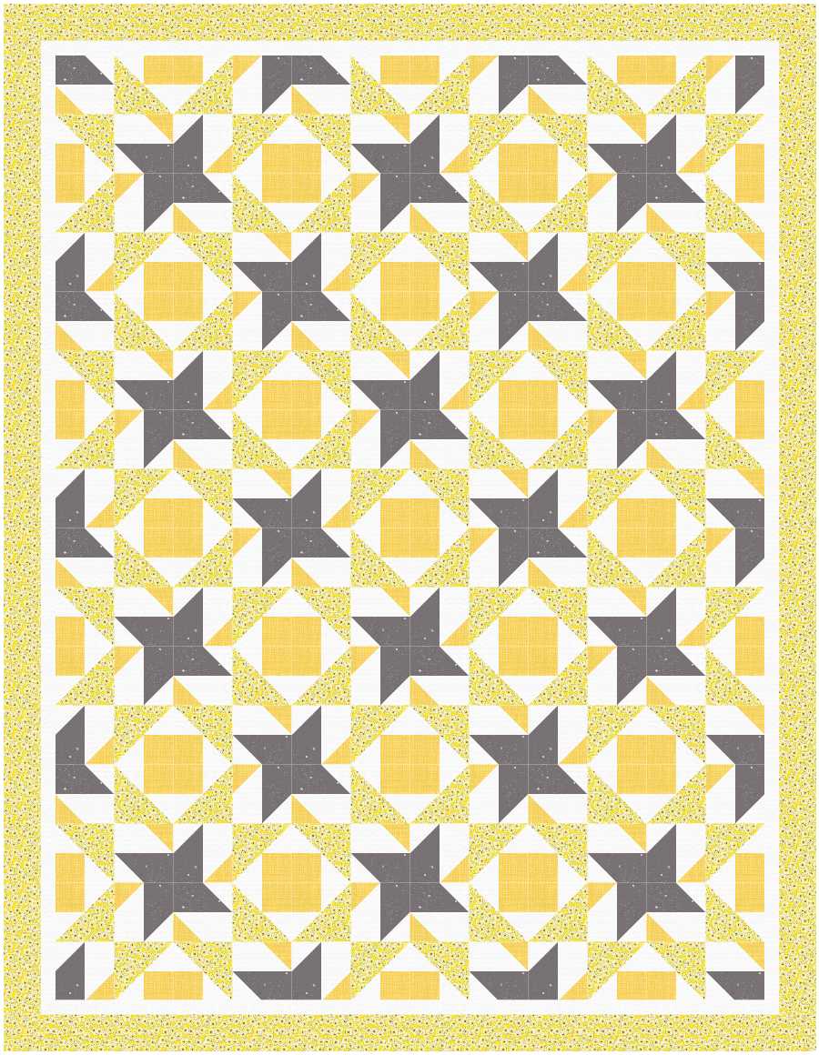 BL203 Reflection Quilt Kit LARGE Sunflower