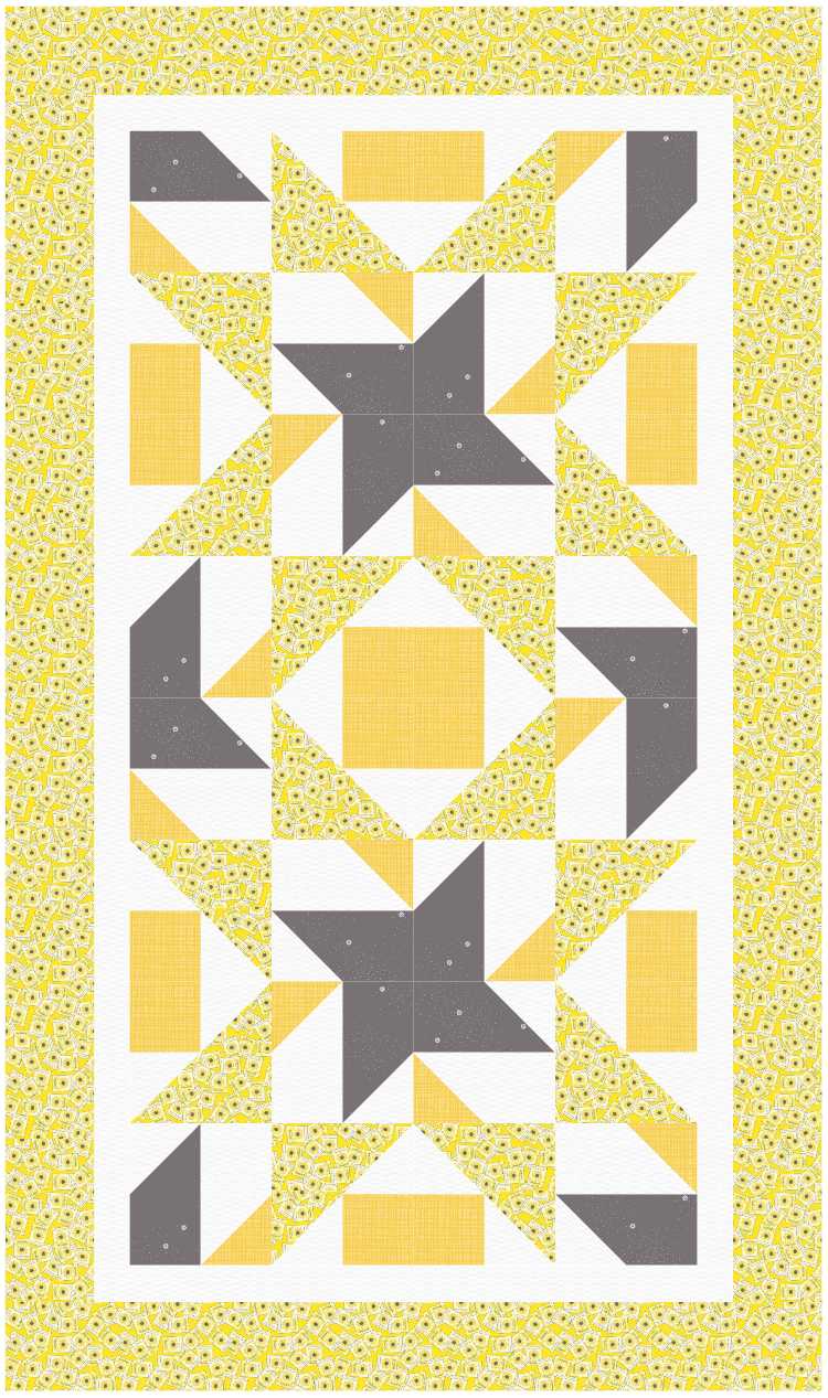 BL203 Reflection Quilt Kit SMALL Sunflower