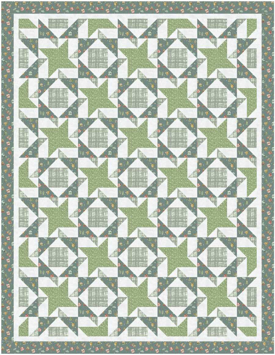 BL203 Reflection Quilt Kit LARGE Winter