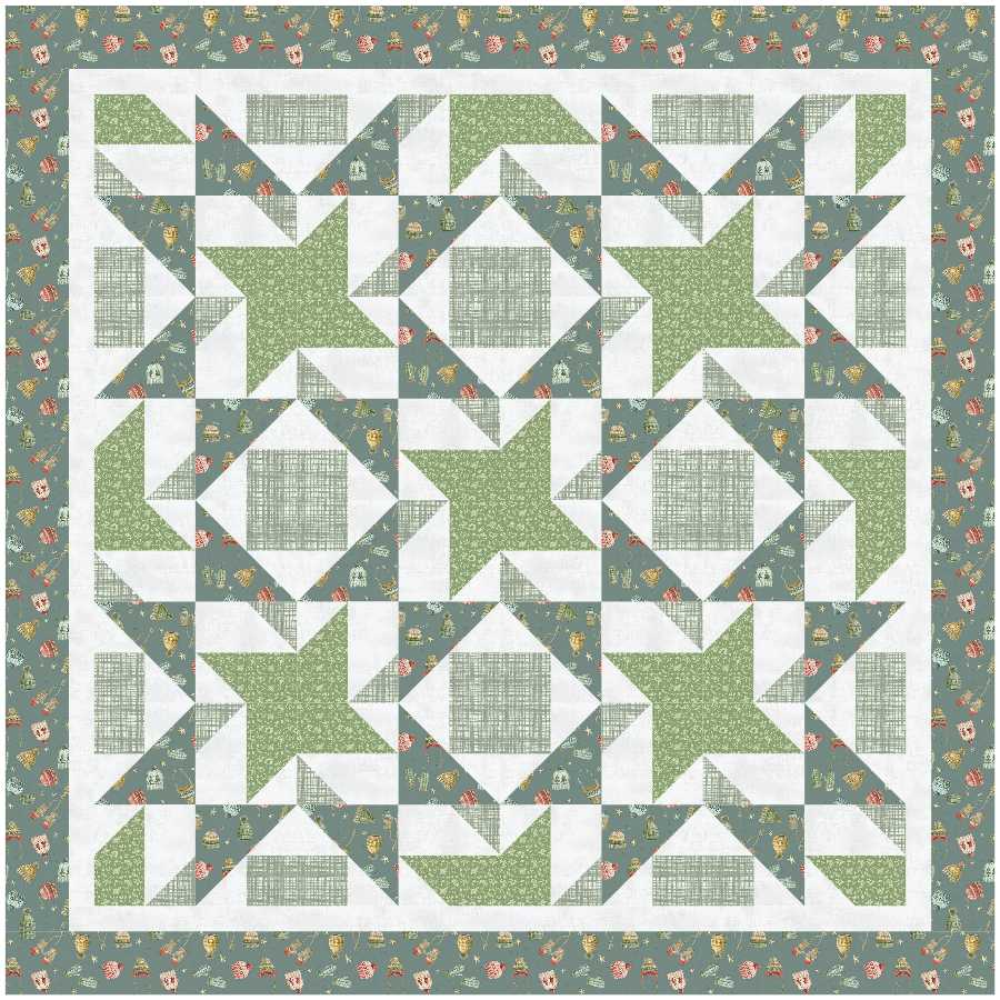 BL203 Reflection Quilt Kit MEDIUM Winter