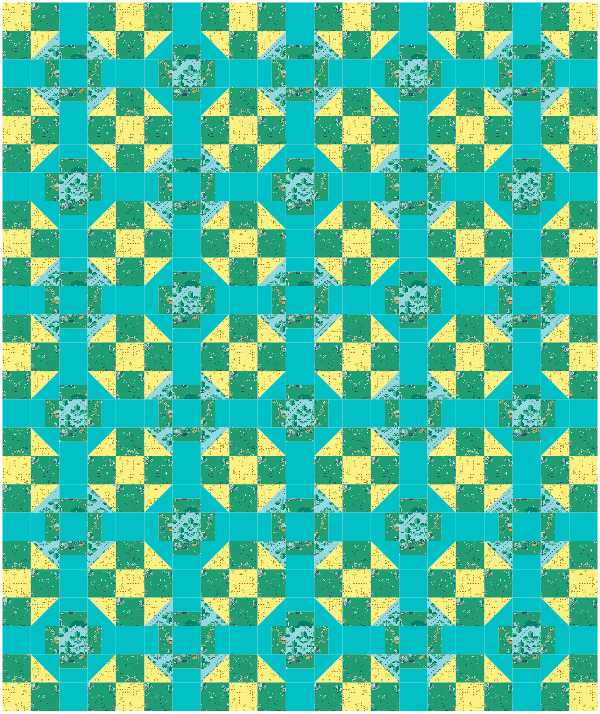 BL217 Relaxation Quilt Kit LARGE Norahs garden