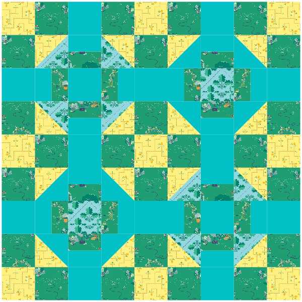 BL217 Relaxation Quilt Kit SMALL Norahs garden