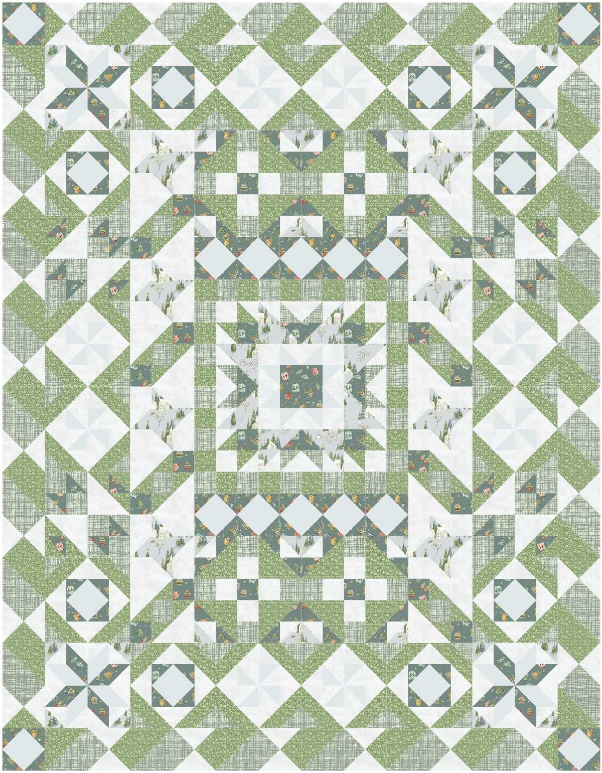 BL204 Rising Star Quilt Kit