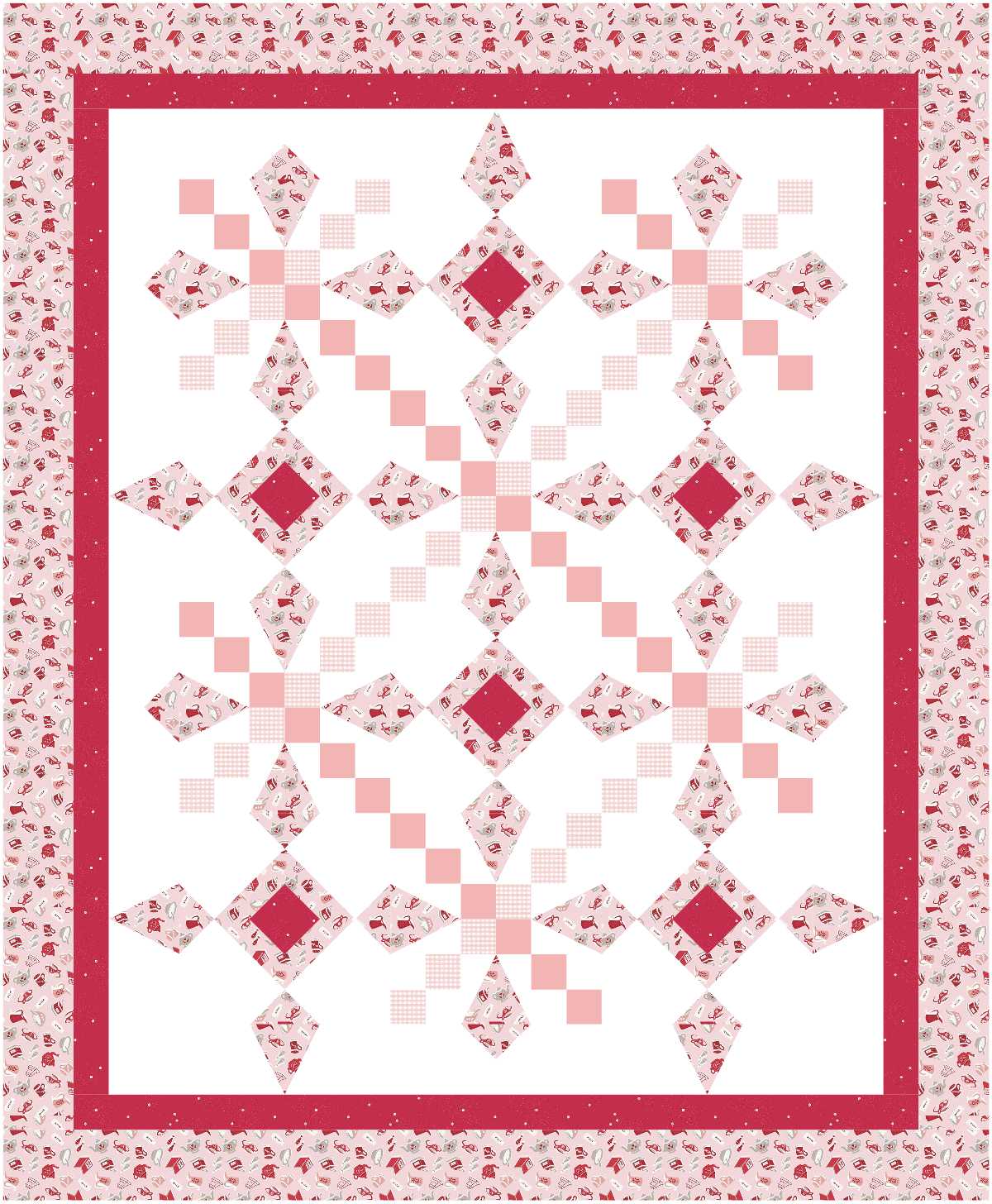 BL227 Royalty Quilt fabric KIT MEDIUM