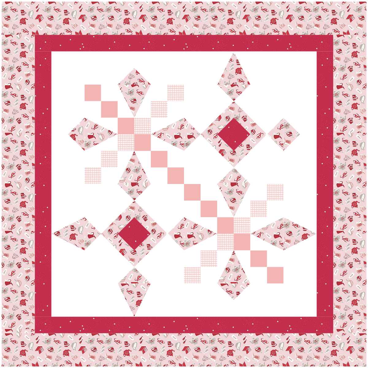 BL227 Royalty Quilt fabric KIT SMALL