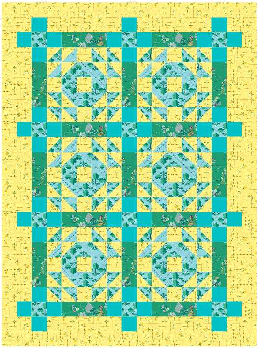 BL191 Sacrifice Quilt Kit SMALL Norahs garden