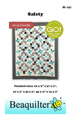 BL237 Safety Quilt pattern Accuquilt and scrap friendly 3 sizes