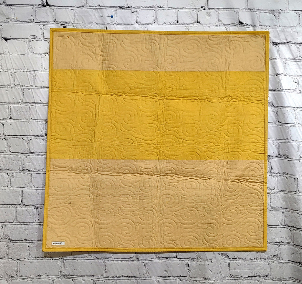 Purple Yellow Baby Quilt