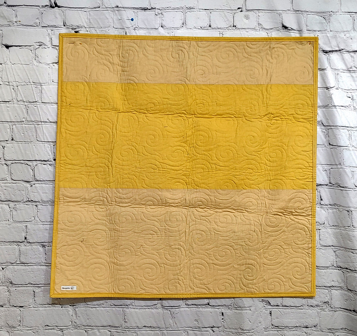 Purple Yellow Baby Quilt