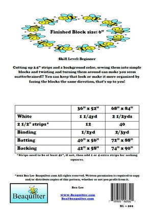 BL202 Scatterbrained Quilt Pattern Jelly Roll Friendly