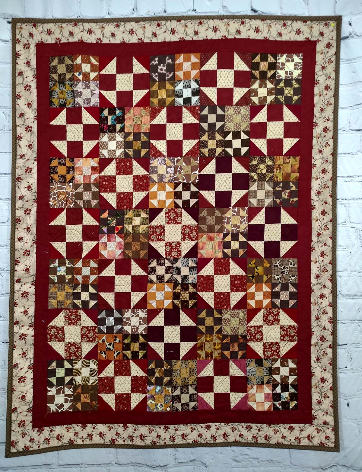 BL219 Shoo Bee scrappy quilt pattern and Accuquilt friendly rotary cutting instructions always included