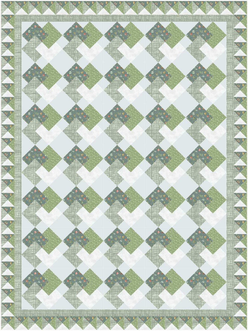 BL229 Shuffle Quilt Kit LARGE