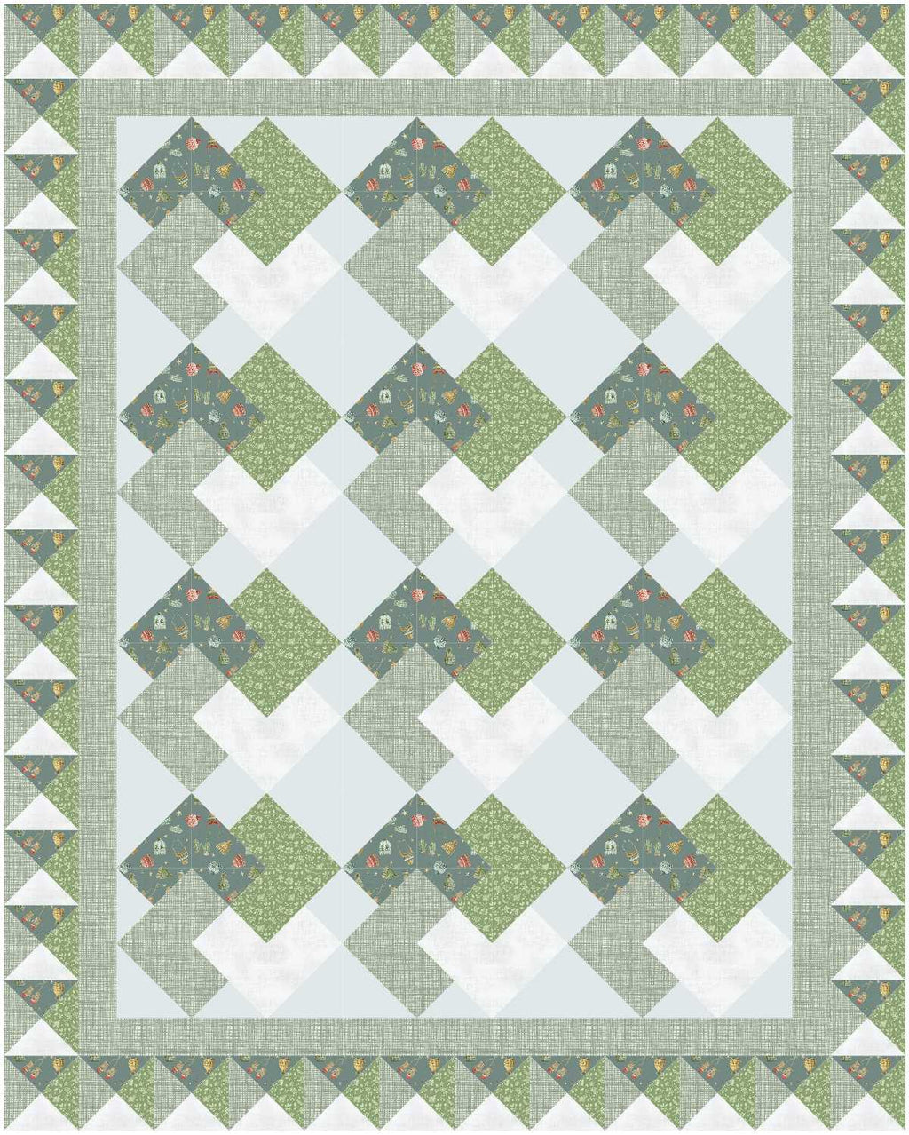 BL229 Shuffle Quilt Kit MED