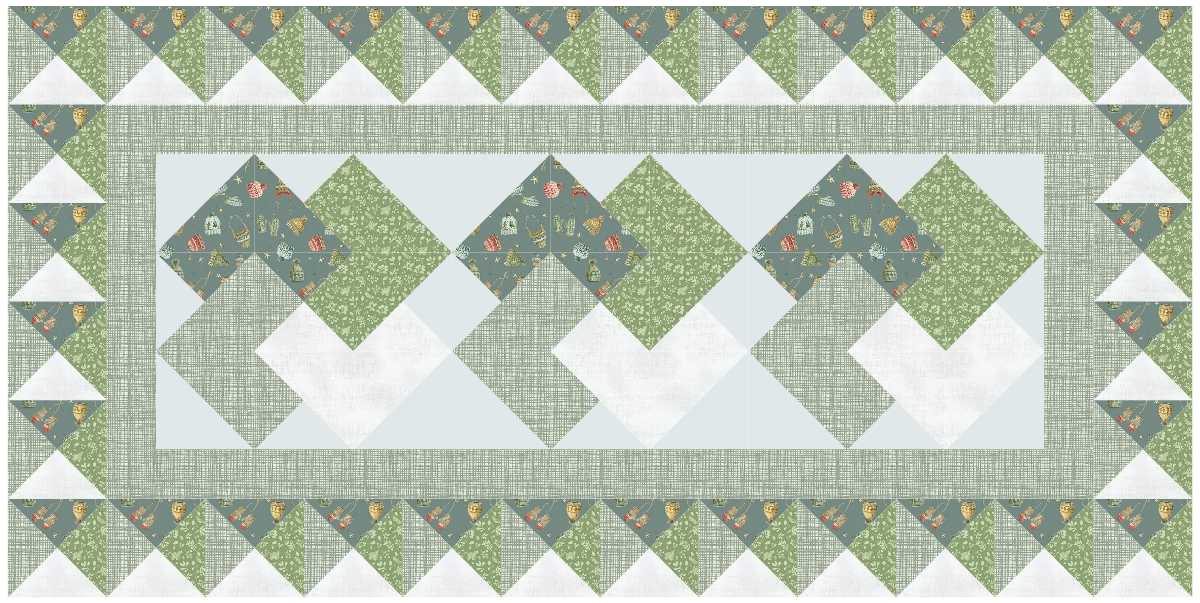 BL229 Shuffle Quilt Kit SMALL
