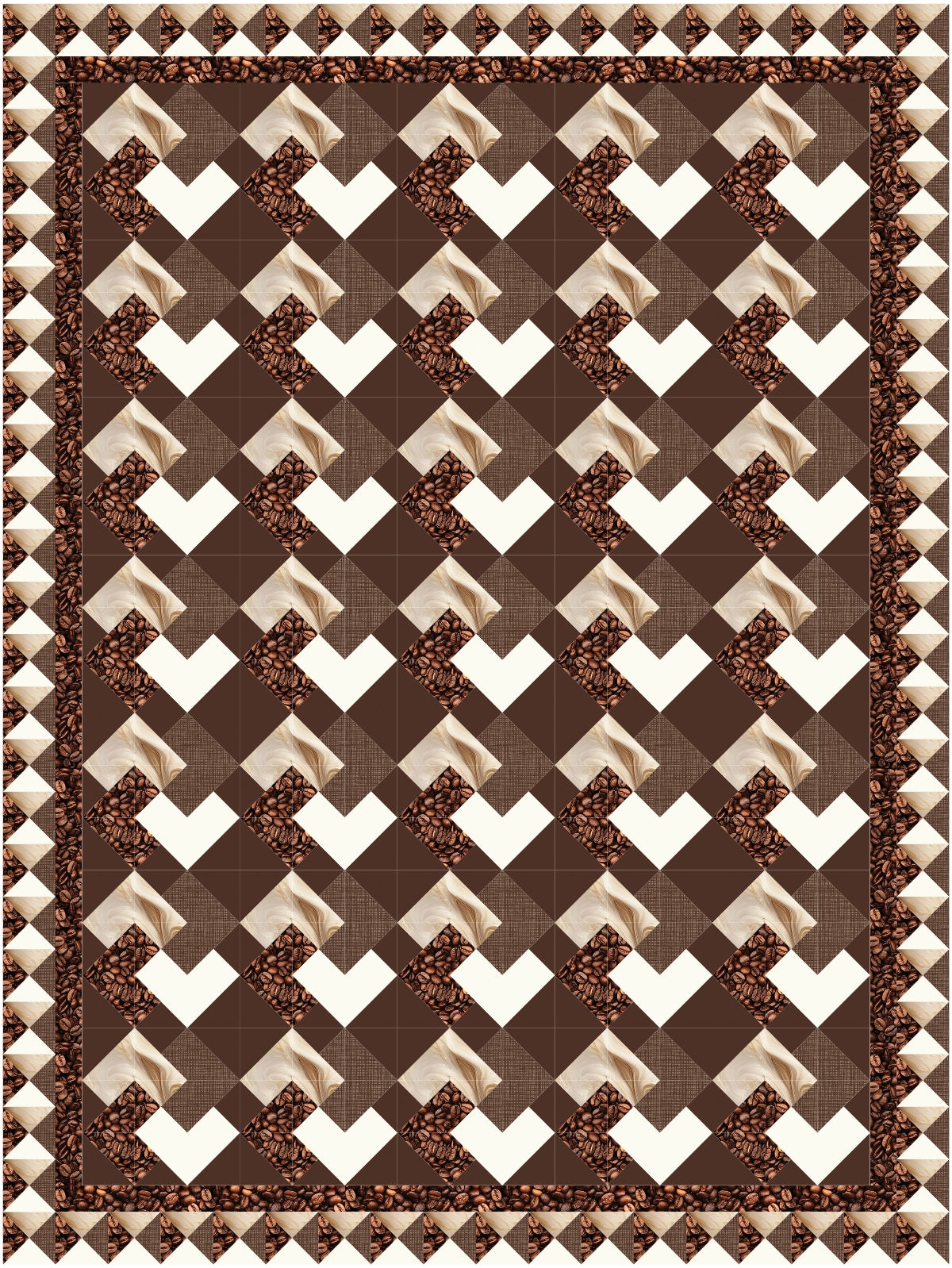 BL229 Shuffle Quilt Kit 3 sizes