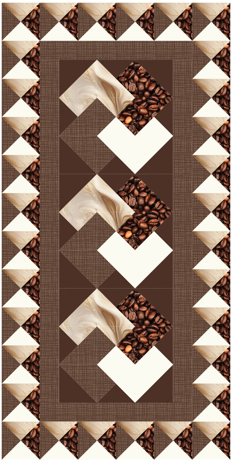 BL229 Shuffle Quilt Kit 3 sizes