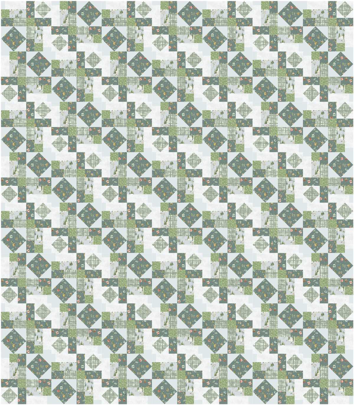 BL233 Stained Glass Quilt Fabric Kit LARGE