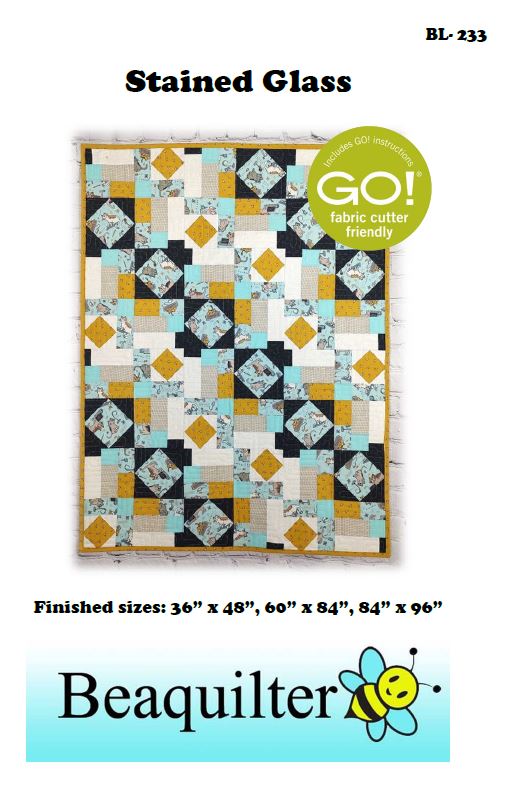 BL233 Stained Glass Quilt Fabric Kit